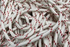 120. polyester doublebraid red tracer