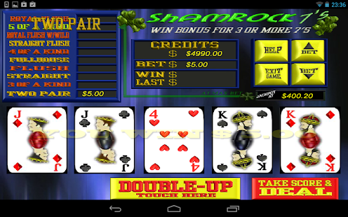 Play shamrock 7s video poker online casinodenverrope.com