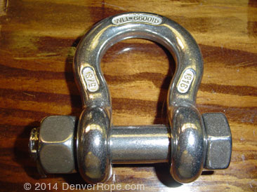 large bolt shackle