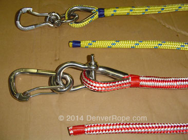 70 FT OF NEW 8MM ROPE WHITE ANCHOR BOAT MOORING WITH SNAP HOOK and d shackle q