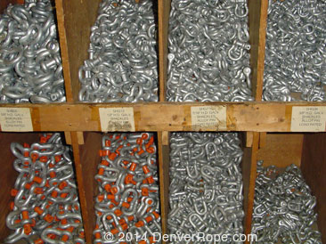 galvanized shackle selection