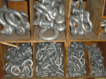 galvanized shackles