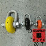 Galvanized 
 spool shield and shackle assemblies