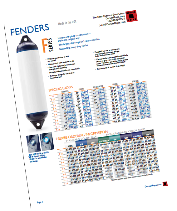 Download the Polyform Fender and Buoy Catalog