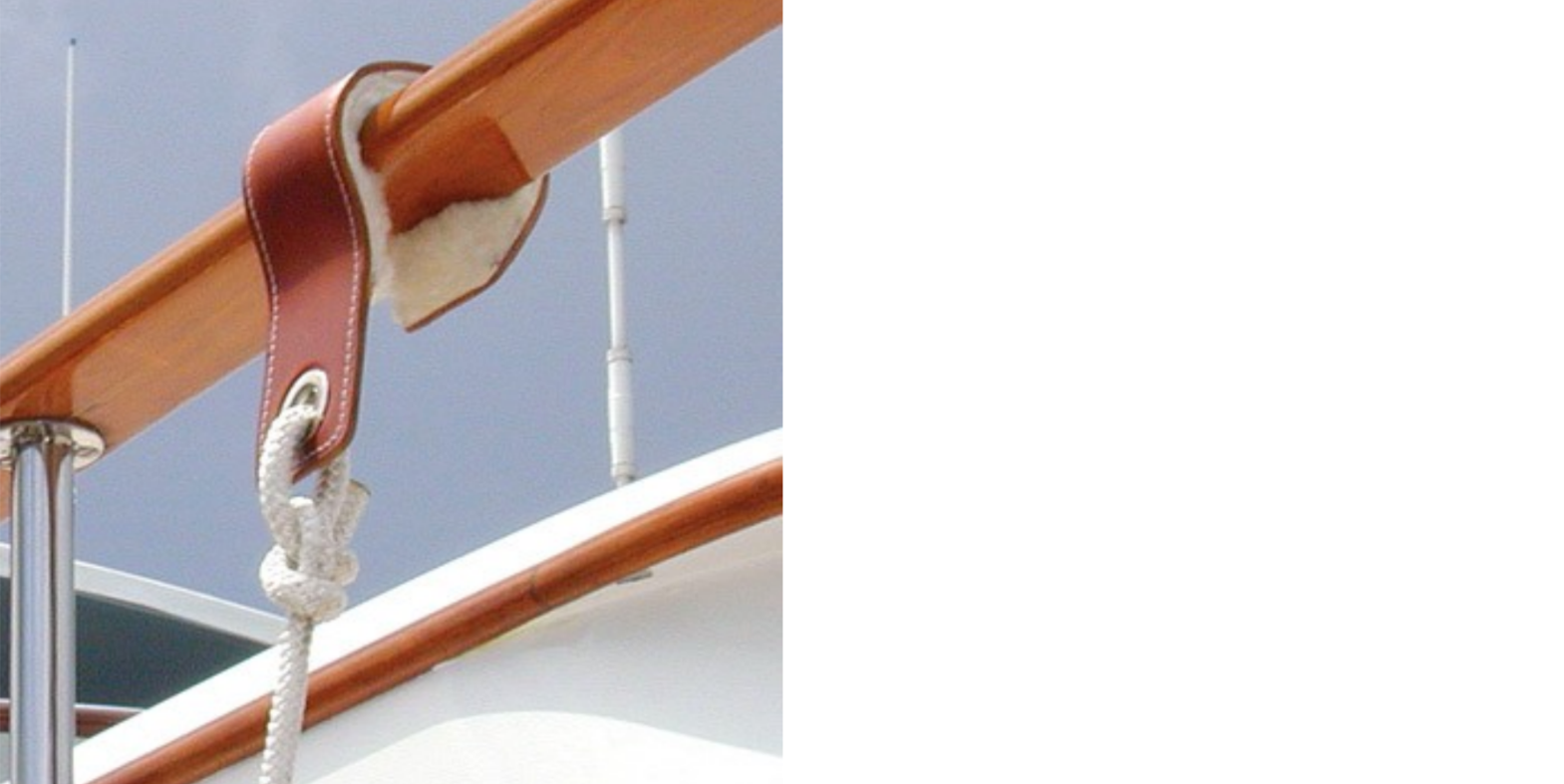 Handrail Boat Fender Hooks with Sheepskin