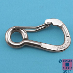 Stainless Steel asymmetrical harness clip